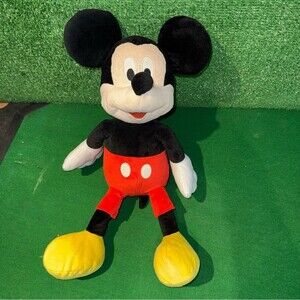 Disney Mickey Mouse Plush - Black, Red, Yellow